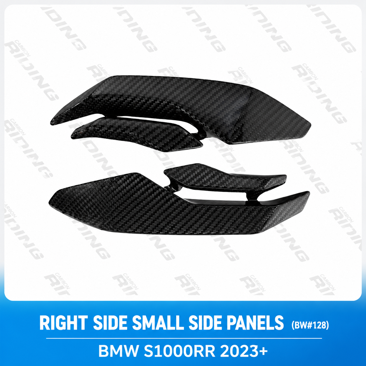 BMW S1000RR 2023-2024 Carbon Fiber Fairing Kit 3K Carbon Fiber Bodywork Panels Custom Racing Graphics