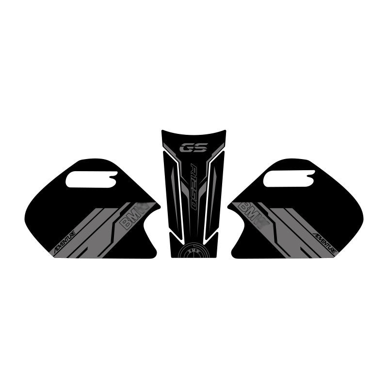 BMW R1250GS ADV Adventure Motorcycle Tank Pad Fishbone Anti-Slip Scratch Protection Sticker Fuel Tank Protector Decal Waterbird GS Accessories