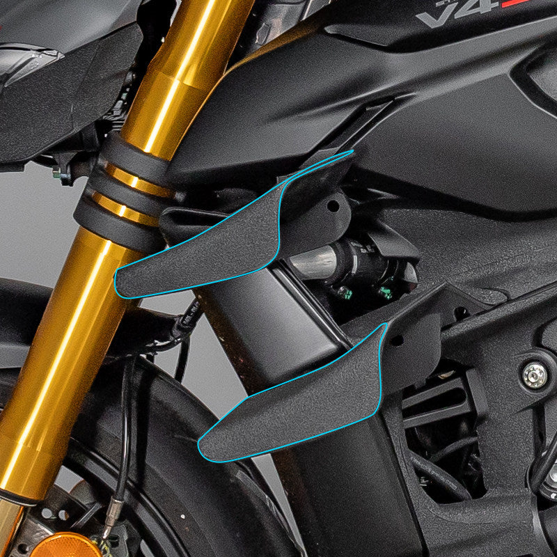 Armor Tank Grip Pad for Ducati Streetfighter V4 S 2024 Anti-Slip Tank Protector Scratch Protection Motorcycle Accessories