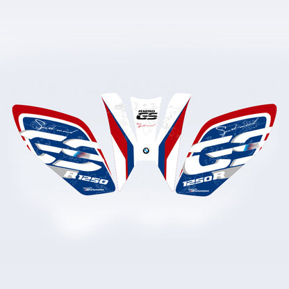 BMW R1250GS Tank Grip Pad Fishbone Tank Protector Anti-Slip Fuel Tank Protection Decal Motorcycle Accessories