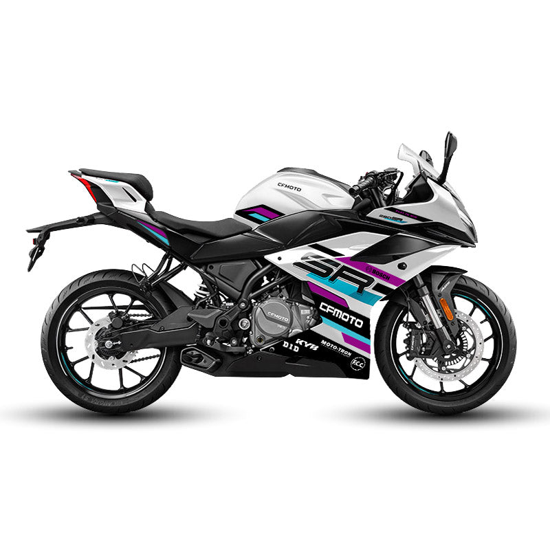 S-PARTS 2023 CFMoto 250SR Track Edition Motorcycle Decal Kit