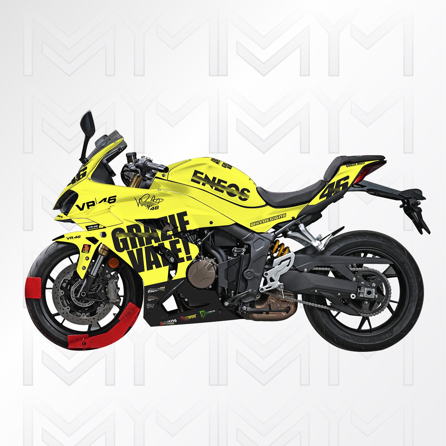 QJMOTOR 600RS 800 Motorcycle Creative Graphics Decal Kit