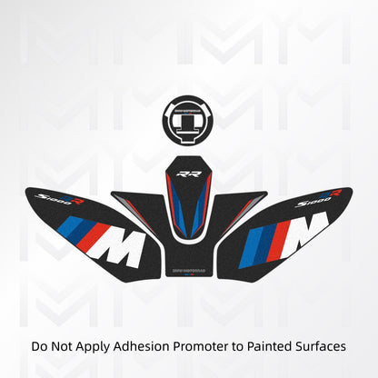 BMW S1000RR 2022 2026 Thick Rubber Tank Pad Non Slip Scratch Resistant Fishbone Tank Protector