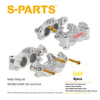 SPARTS Titanium Alloy Brembo M50 Caliper Bolt Kit (M10×55)
