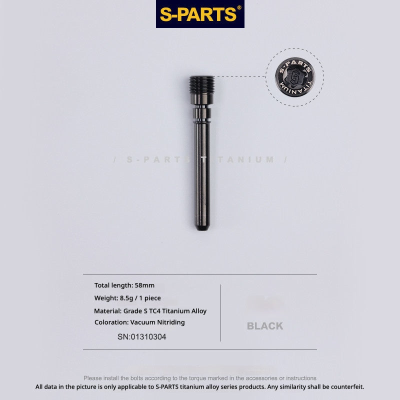 S-PARTS TC4 Titanium Rear Master Caliper Pin for BREMBO M4.32