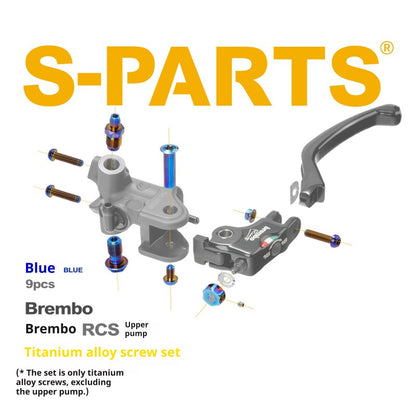 SPARTS Brembo RCS Brembo direct push brake pump titanium alloy screw set bolt Stan