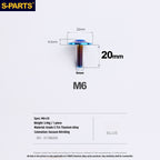 SPARTS Ducati Titanium Seat Bolt M6×20 | TC4 Grade 5 | Lightweight Motorcycle Upgrade