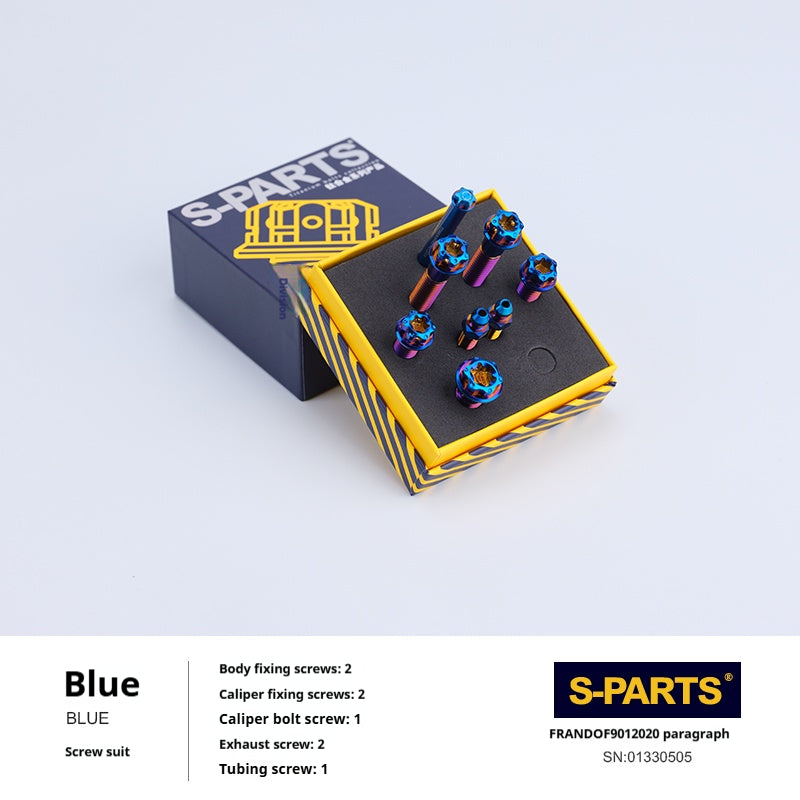 SPARTS Titanium Frando F901 CNC Dual-Piston Caliper Bolt Kit｜Dedicated Upgrade for Crab-Style Calipers