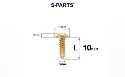 SPARTS Button Head M5×L10-35 Titanium Screws Self-Tapping Bolt