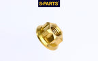 SPARTS Hex Flange Titanium Nut – A3 Series – M5 / M6 / M8 / M10 / M12 – Motorcycle Locking Hardware