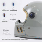 SPARTS Titanium Helmet Screw Set for QWART – CNC Machined Motorcycle Hardware