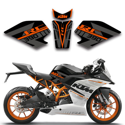 Thickened Fuel Tank Pad Fishbone Protector Decal Sticker Kit for KTM RC390
