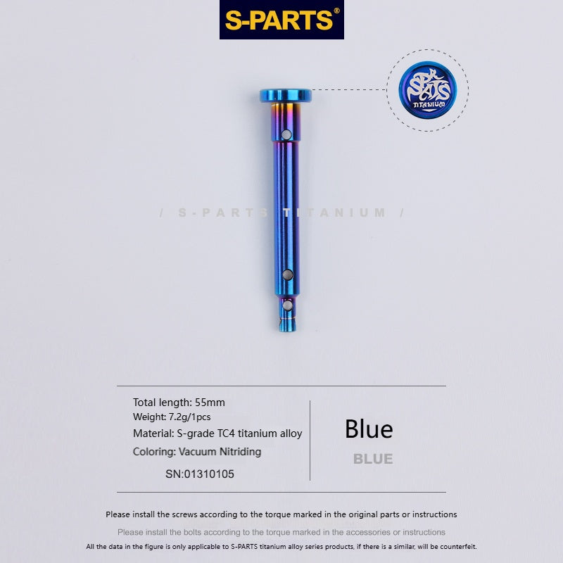 SPARTS Brembo Caliper Pin for 2-Piston and 4-Piston Calipers – Titanium Alloy Caliper Pin