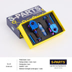 SPARTS TC4 Titanium Foot Peg Mount Kit for Sur-Ron Light Bee Motorcycle