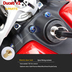 S-PARTS  Compatible with / Suitable for Ducati DUCATI V2 Full Titanium Bolt Kit