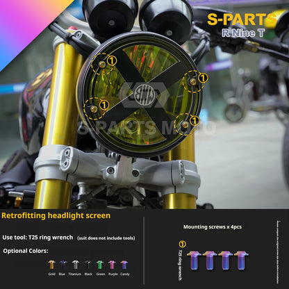 SPARTS BMW RnineT Titanium Alloy Motorcycle Bolt Upgrade Kit
