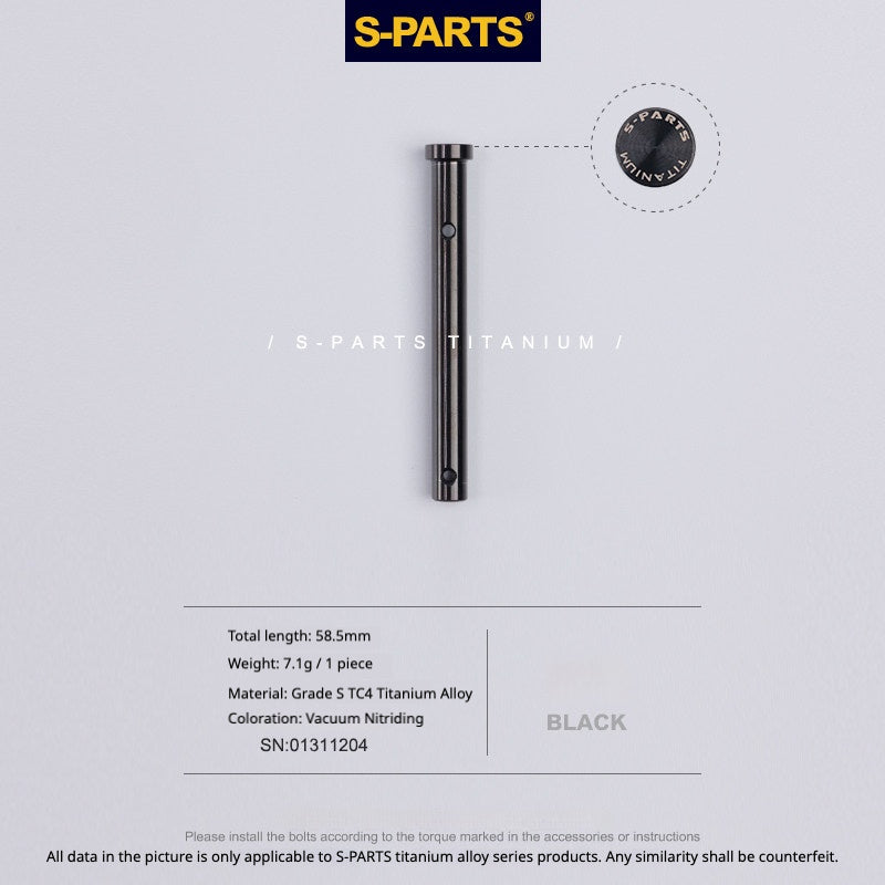 S-PARTS TC4 Titanium Rear Master Caliper Pin for BREMBO Water Bird Rear Caliper