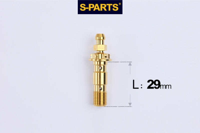 SPARTS M10 Dual-Hole Brake Line & Bleeder Bolt P1.0 / P1.25 Titanium Alloy | Motorcycle Brake Upgrade