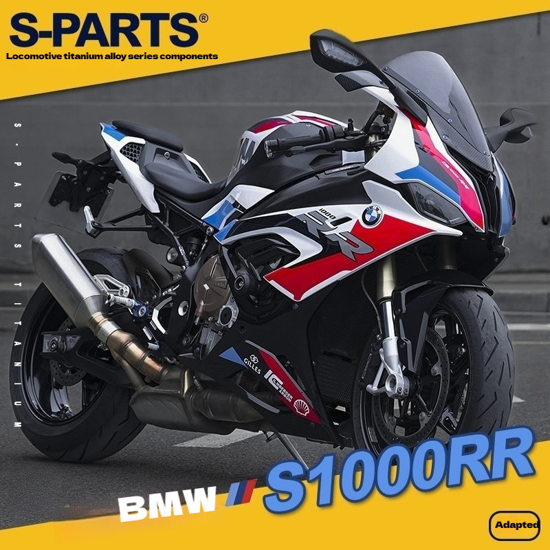 SPARTS TC4 Titanium Bolt Kit Compatible with BMW S1000RR — Full Motorcycle Upgrade Fastener Set