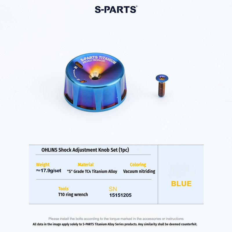 SPARTS Ohlins Suspension Adjuster Knob – Basic Version