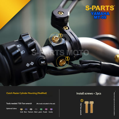 SPARTS Titanium Front Braking & Chassis Performance Fasteners Kit for Yamaha MT-09