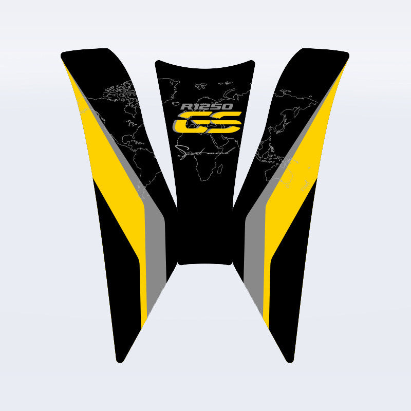 BMW R1250GS Tank Grip Pad Fishbone Tank Protector Anti-Slip Fuel Tank Protection Decal Motorcycle Accessories