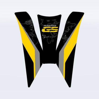 BMW R1250GS Tank Grip Pad Fishbone Tank Protector Anti-Slip Fuel Tank Protection Decal Motorcycle Accessories