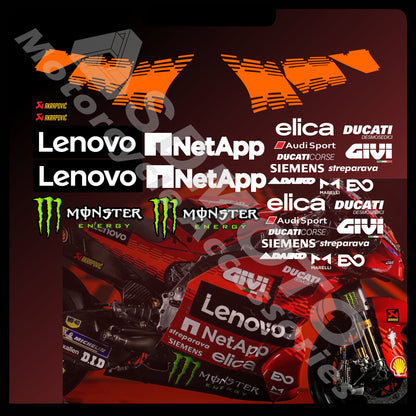 Ducati Panigale V4 MotoGP 2025 Style Full Graphics Kit