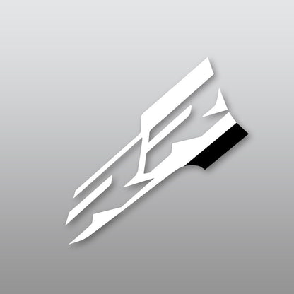 BMW S1000RR Front Fairing Sticker 2023 Style Motorcycle Nose Decal PVC Glossy Vinyl Fairing Wrap Decoration