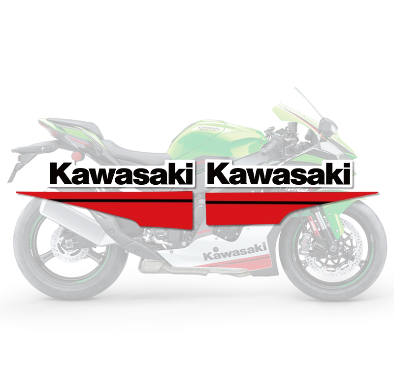 2021 Kawasaki Ninja ZX-10R KRT Full Body Graphics Decal Kit Motorcycle Stickers
