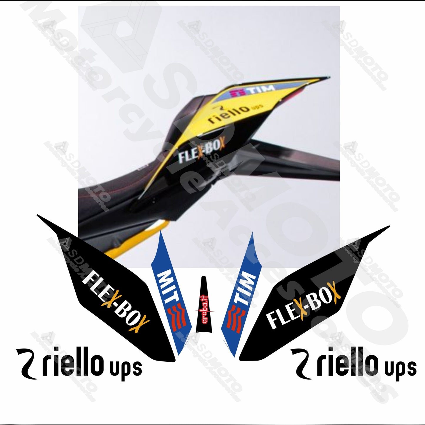 Ducati Panigale V4 2023 MotoGP Champion Full Motorcycle Graphics Decal Kit & Fairing Stickers