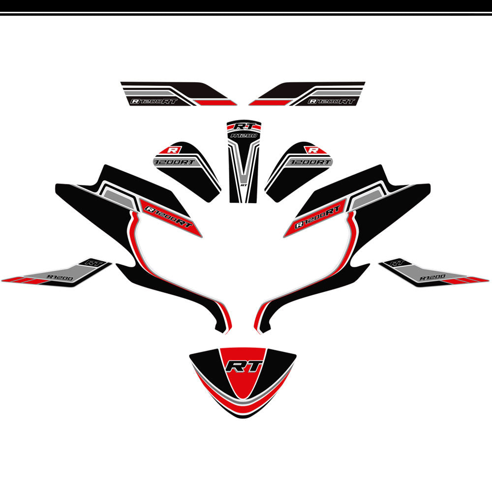 BMW R1200RT / R 1200 RT Luggage Box Fuel Tank Fender Protection Sticker Kit Paint Protection Film Motorcycle Exterior Protection Decal Set