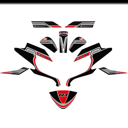 BMW R1200RT / R 1200 RT Luggage Box Fuel Tank Fender Protection Sticker Kit Paint Protection Film Motorcycle Exterior Protection Decal Set