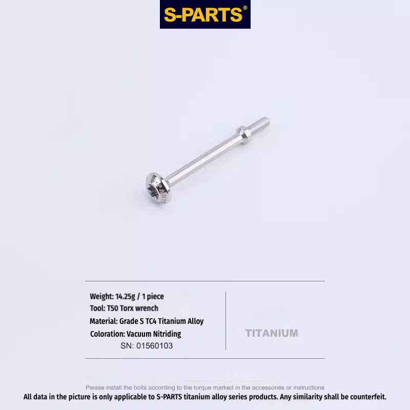 SPARTS TC4 Titanium Cylinder Head Bolts for BMW Boxer Engine