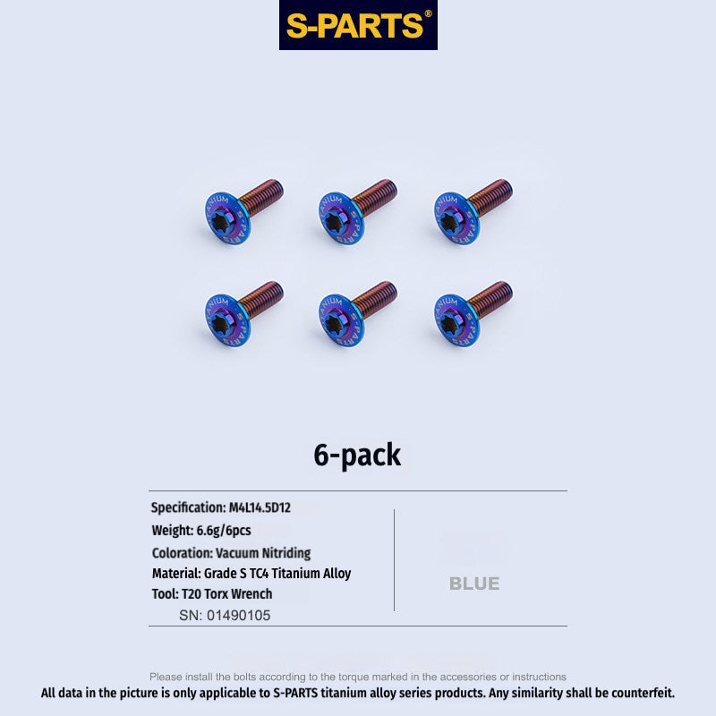 SPARTS TC4 Titanium Bolts for BMW S1000RR  Windshield