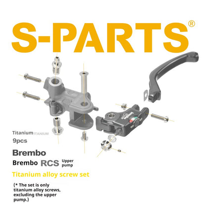 SPARTS Brembo RCS Brembo direct push brake pump titanium alloy screw set bolt Stan