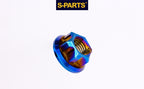 SPARTS Hex Flange Titanium Nut – A3 Series – M5 / M6 / M8 / M10 / M12 – Motorcycle Locking Hardware