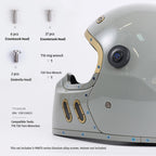 SPARTS Titanium Helmet Screw Set for QWART – CNC Machined Motorcycle Hardware