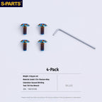 SPARTS Titanium Visor Mechanism Screws for SHOEI Z7\Z8\X14\GTAIR\GTAIR2