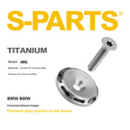 SPARTS Titanium Alloy Exhaust Hanger / Washer Bolt Kit – Universal for BMW Motorcycles