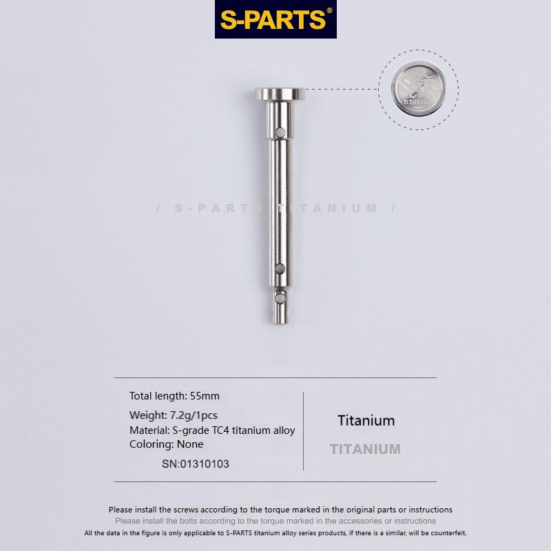 SPARTS Brembo Caliper Pin for 2-Piston and 4-Piston Calipers – Titanium Alloy Caliper Pin