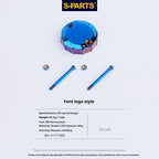 SPARTS Titanium Alloy Brembo Master Cylinder Reservoir Armor Kit – Separate Large Reservoir Cap