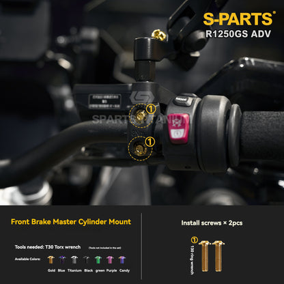 SPARTS Titanium Brake, Suspension & Handlebar Bolt Kit for BMW R1250GS / ADV
