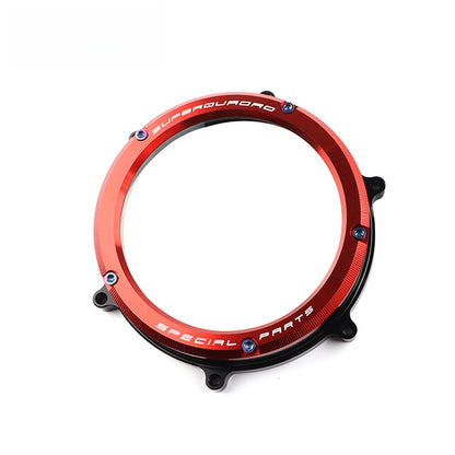 Ducati 959 / 1199 / 1299 / Panigale V2 / V4 / V4S Transparent Clutch Cover Kit Clear Clutch Side Cover Upgrade