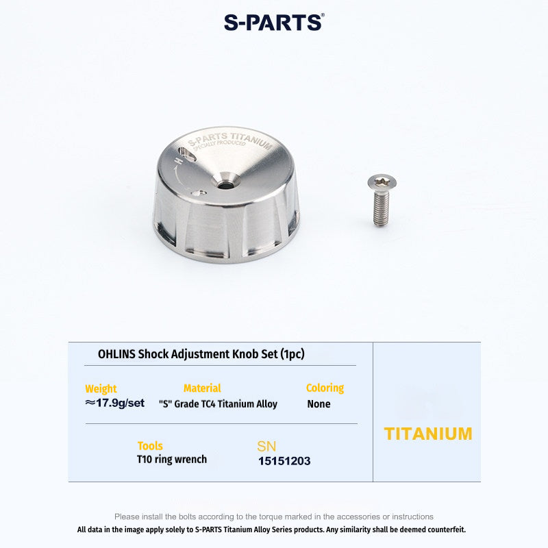 SPARTS Ohlins Suspension Adjuster Knob – Basic Version