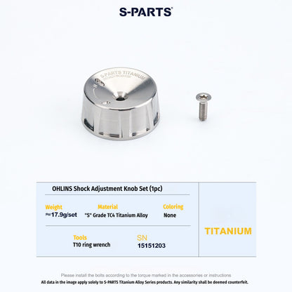 SPARTS Ohlins Suspension Adjuster Knob – Basic Version
