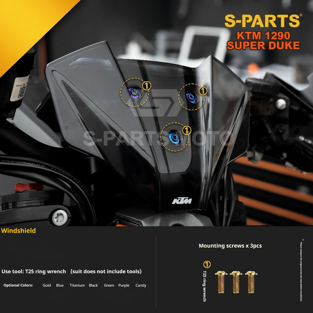 SPARTS KTM Super Duke 1290 · Full TC4 Titanium Bolt Kit｜Motorcycle Upgrade Set