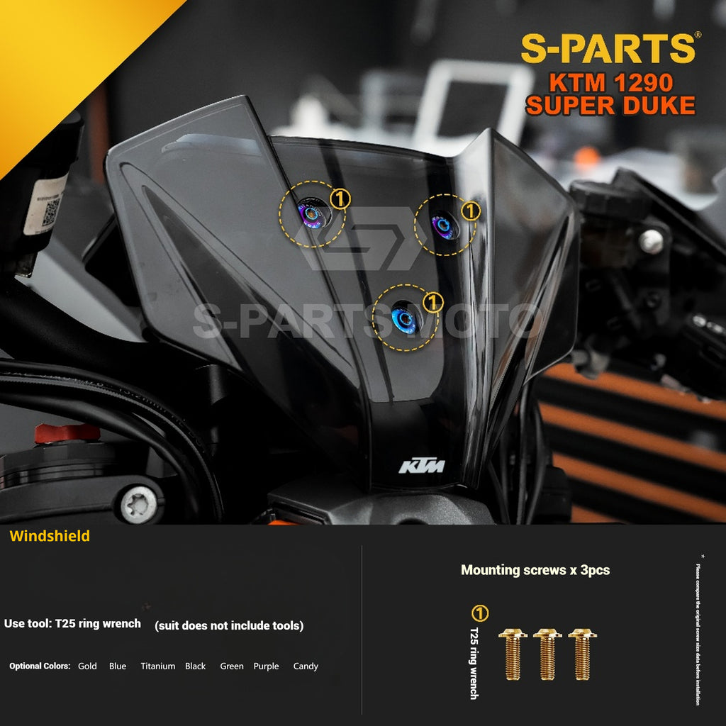SPARTS KTM Super Duke 1290 · Full TC4 Titanium Bolt Kit｜Motorcycle Upgrade Set