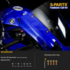 SPARTS TC4 Titanium Bolt Kit for Yamaha YZF-R1 | Motorcycle Titanium Bolt Upgrade