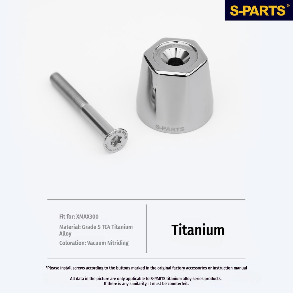 Yamaha XMAX 300 – TC4 Titanium Handlebar End Bolts Kit